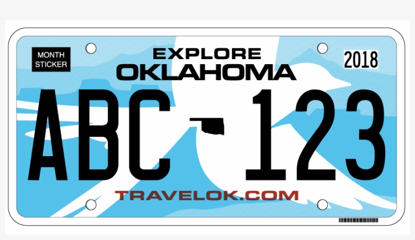 Mary Fallin On Monday Announced A New, Distinctive - Current Oklahoma License Plates, transparent png #8906026