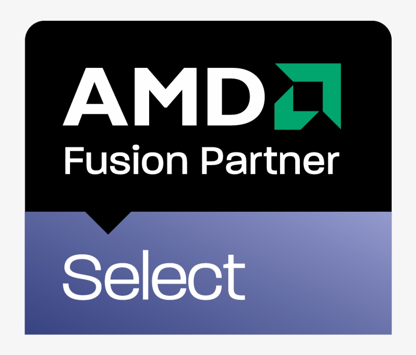 Amd Fusion Partner Program Select Logo - Graphic Design, transparent png #8906717