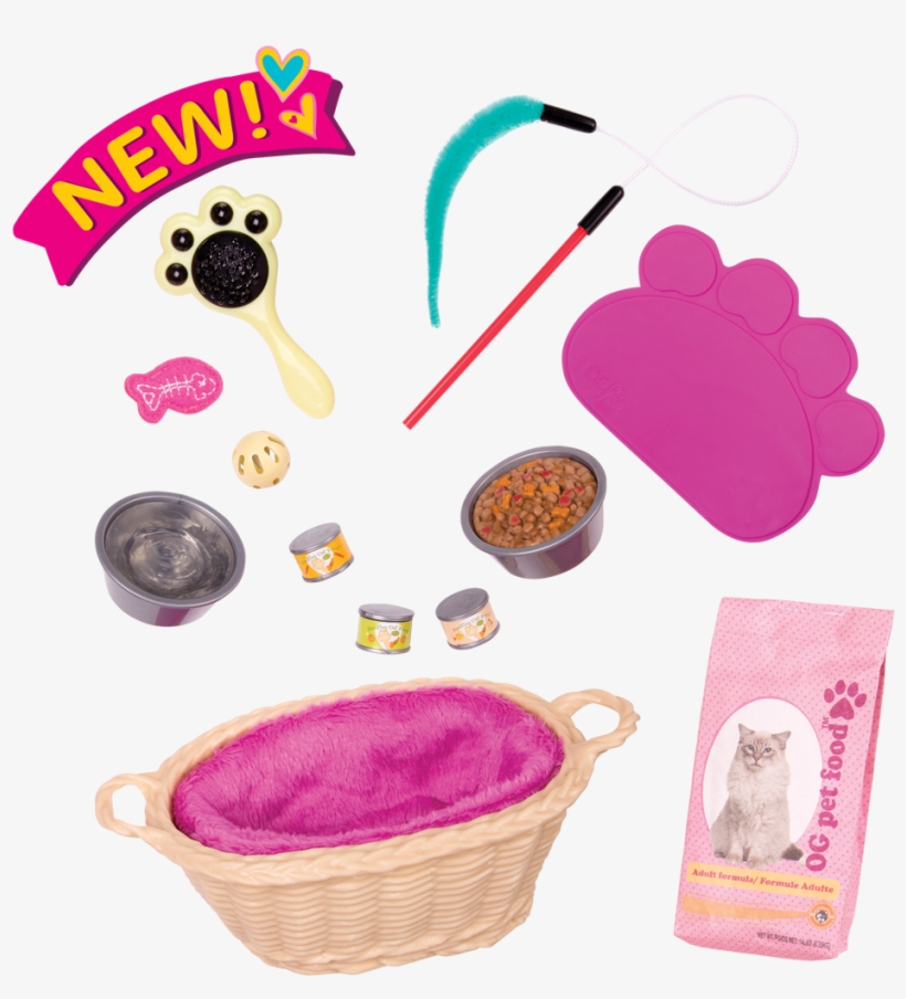 //s3 Ca Central - Our Generation Cat Pet Set, transparent png #8907360