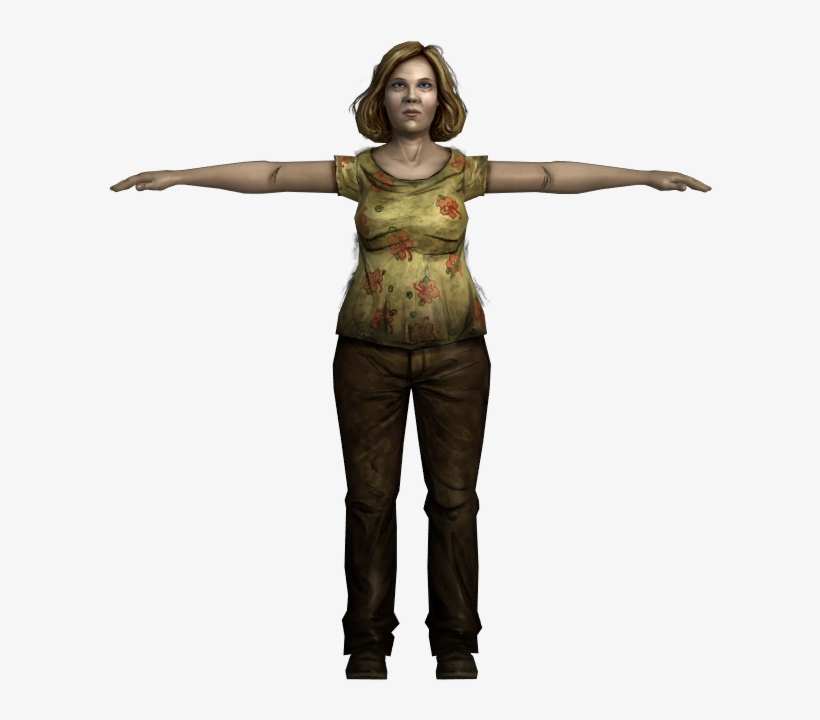 Download Zip Archive - Kenny Twd T Pose, transparent png #8907677