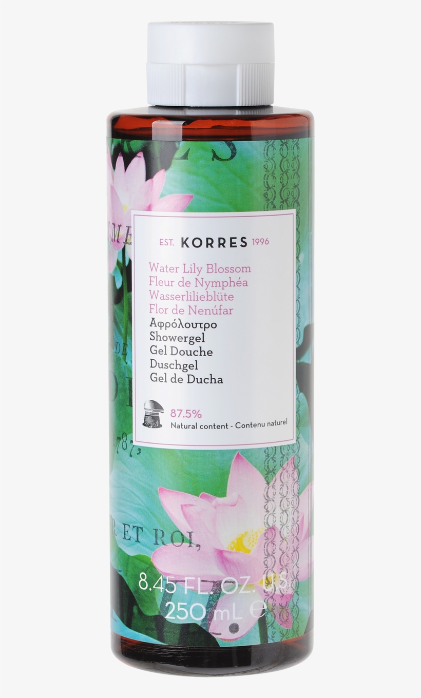 Korres Water Lily Showergel - Shikai Shower Gel, transparent png #8907771
