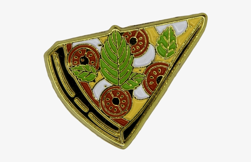 Slice Of Pizza Pin - Badge, transparent png #8908037