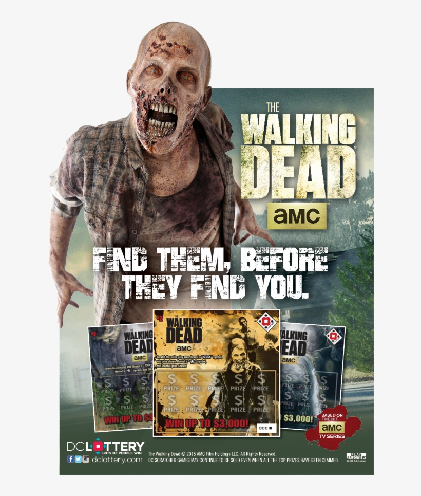 Dcl785 Walkingdeadscratcherpos F Outlines, transparent png #8908072