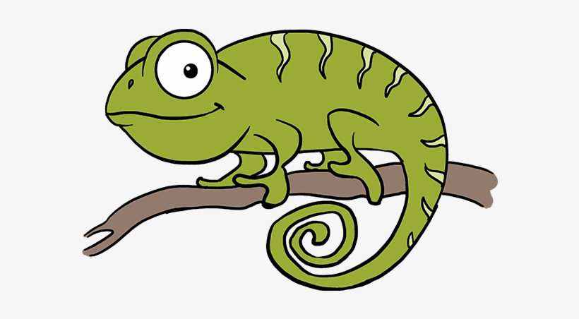 How To Draw Chameleon - Chameleon Draw, transparent png #8908764