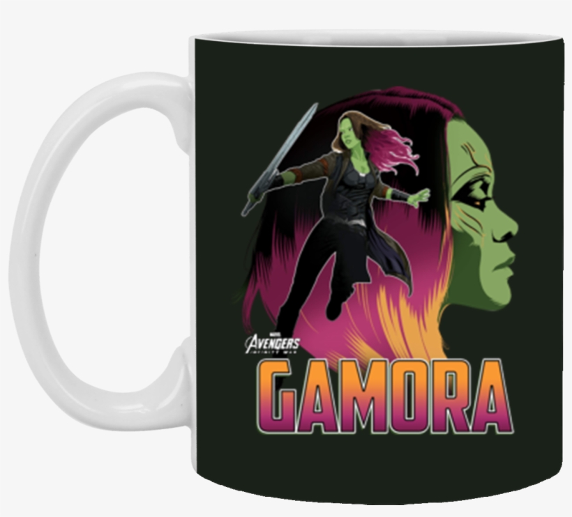 Marvel Infinity War Gamora Head Profile Premium 11 - Marvel T Shirt Gamora, transparent png #8909039