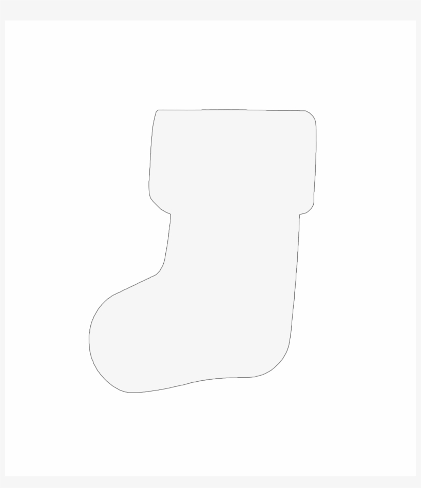 Xmas-stocking - Sock, transparent png #8909044