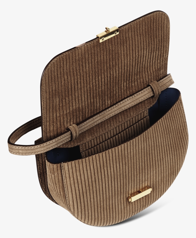 Anna Buckle Belt Bag Big Corduroy Tan, transparent png #8909045