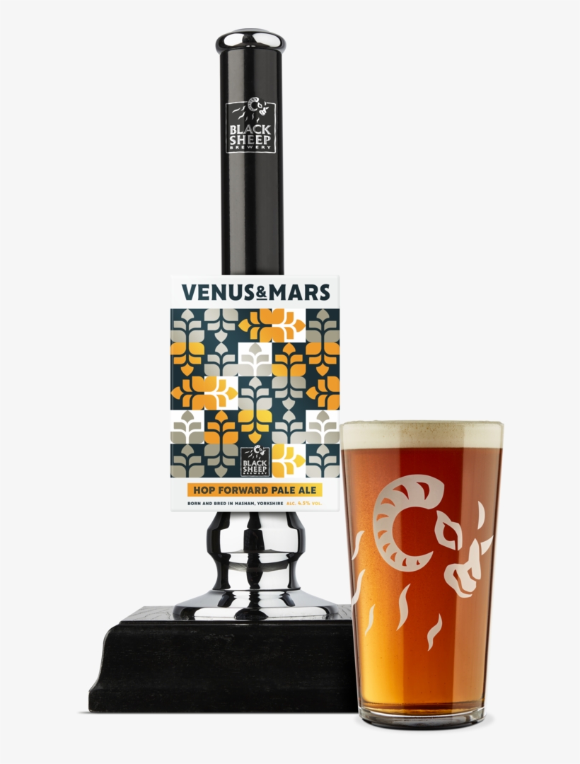 Venus & Mars Now Available In Cask - Black Sheep Brian Ale, transparent png #8909111