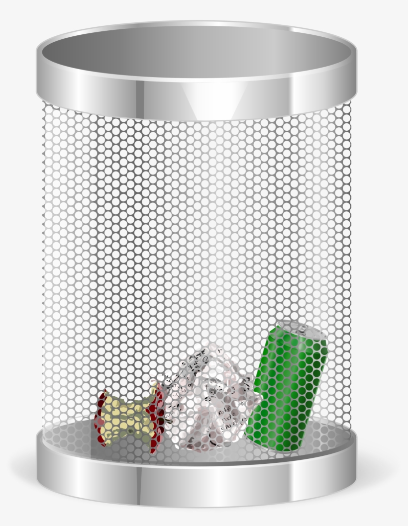 Big Image - Clipart Rubbish Bin, transparent png #8909523