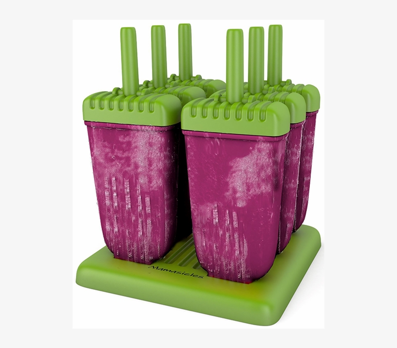 Strawberry Coconut Popsicles - Ice Pop, transparent png #8910486