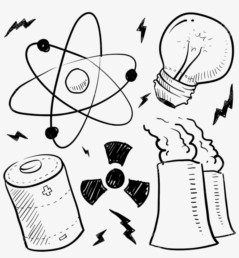 La Energía Nuclear Es La Energía En El Núcleo De Un - Science Images For Drawing, transparent png #8910522
