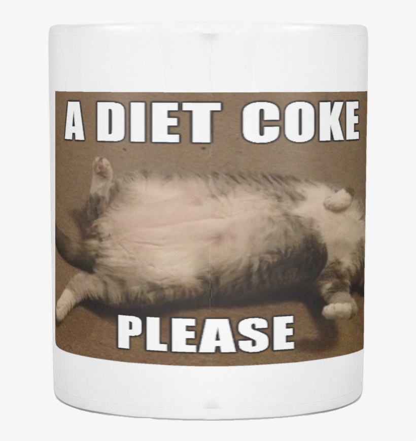 Diet Coke Cat Meme On 11 Ounce Coffee Mug - Boar, transparent png #8910651