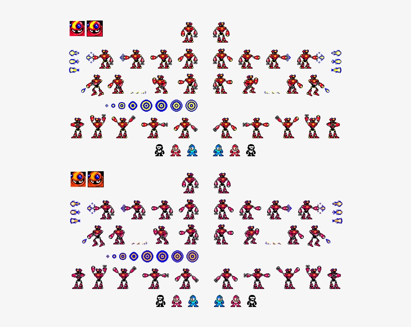 P-bot Nes Megaman Style - Number, transparent png #8910967