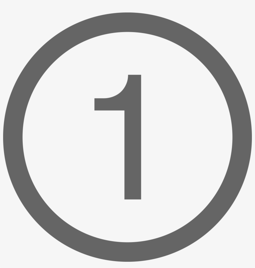 Number-one - - Gloucester Road Tube Station, transparent png #8912114