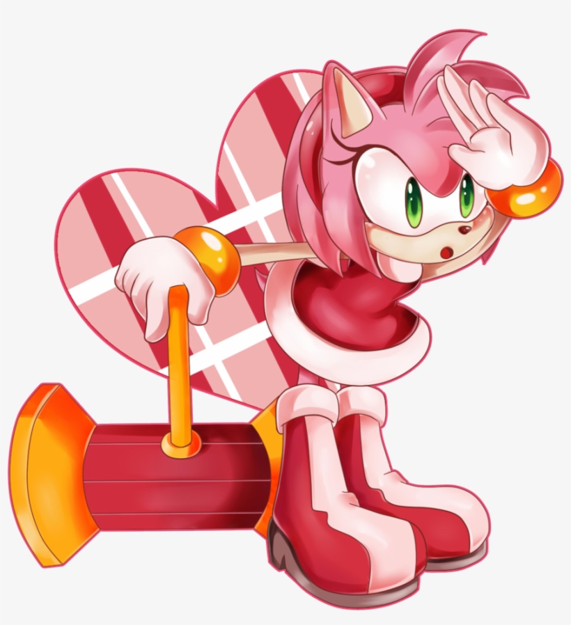 Amy Rose Images I Wonder Sonic Is Hd Wallpaper And - Sonic Con Amy Rose, transparent png #8913034