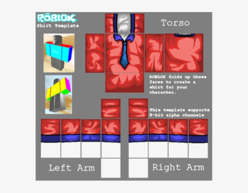 Picture - Roblox Shirt Template Used, transparent png #8913107