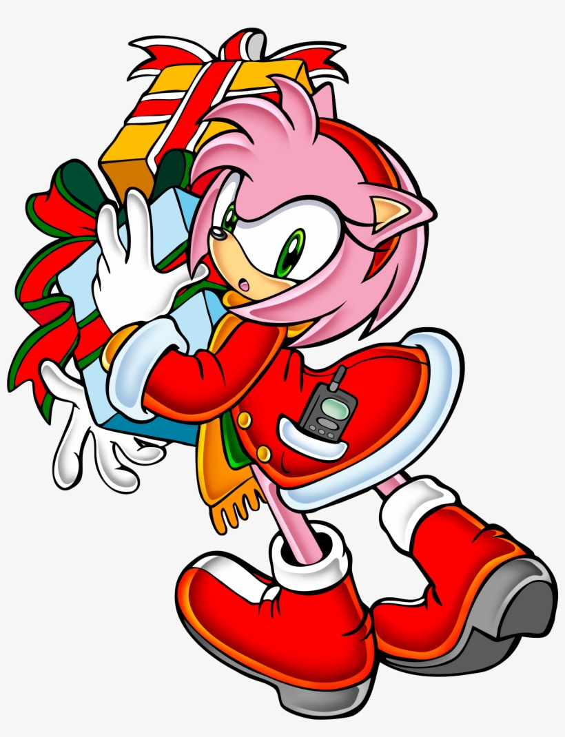 27, 2 July 2011 - Amy Rose Christmas, transparent png #8913198