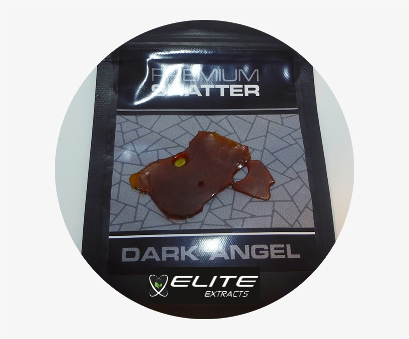 Elite Extracts Dark Angel Co2 Extracted Premium Shatter - Bull, transparent png #8913232