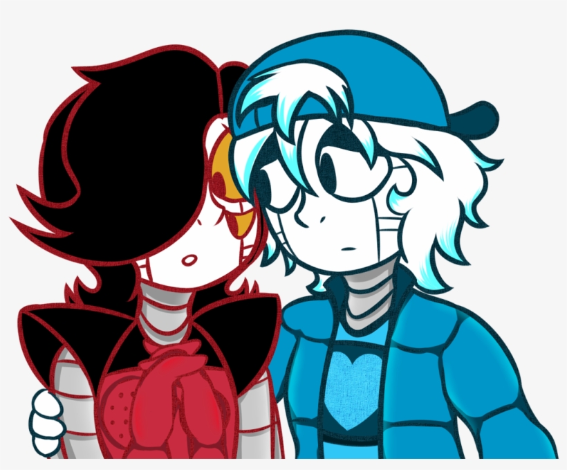 #underswap #napstaton #underfell #mettaton Little Gift - Underfell Mettaton X Napstaton, transparent png #8913944