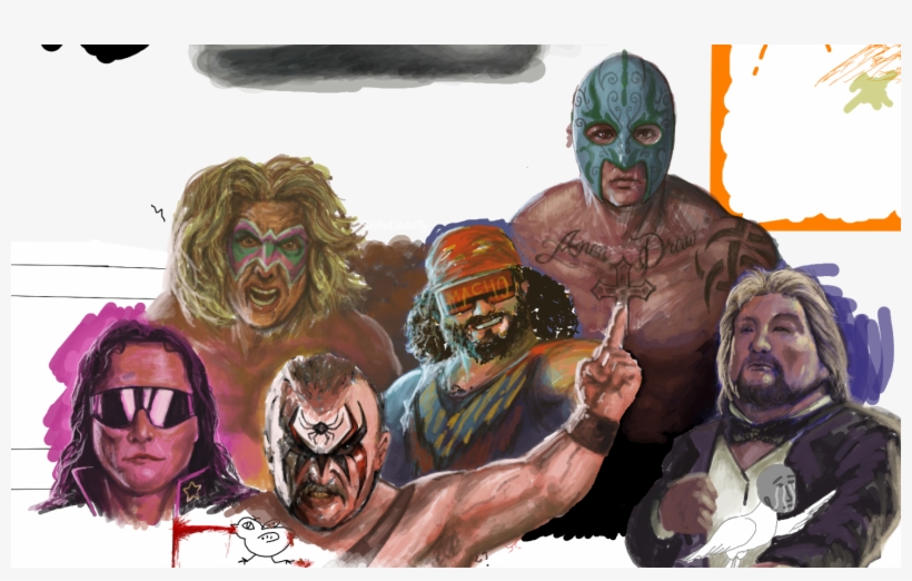Anondraw Wrastlers - Illustration, transparent png #8914196