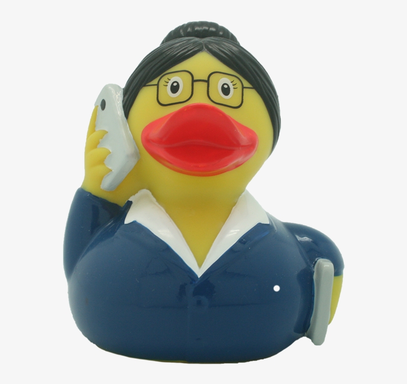 Business Woman Rubber Duck By Lilalu - Pato Mujer, transparent png #8914260