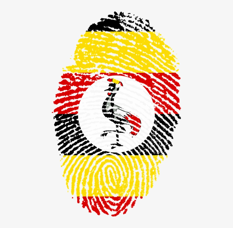 Uganda, Flag, Fingerprint, Country, Pride, Identity - Uganda Flag, transparent png #8914371