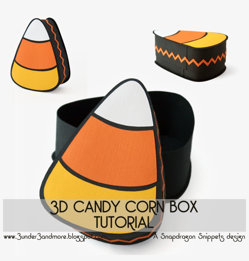 This Is The Tutorial For Assembling The 3d Candy Corn, transparent png #8914376
