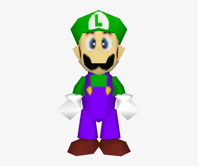 Download Zip Archive - N64 Super Smash Bros Luigi, transparent png #8914382