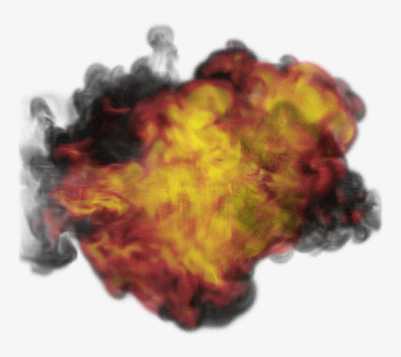 As You Can See There Are Some Straight Lines In This - Explosion, transparent png #8914817