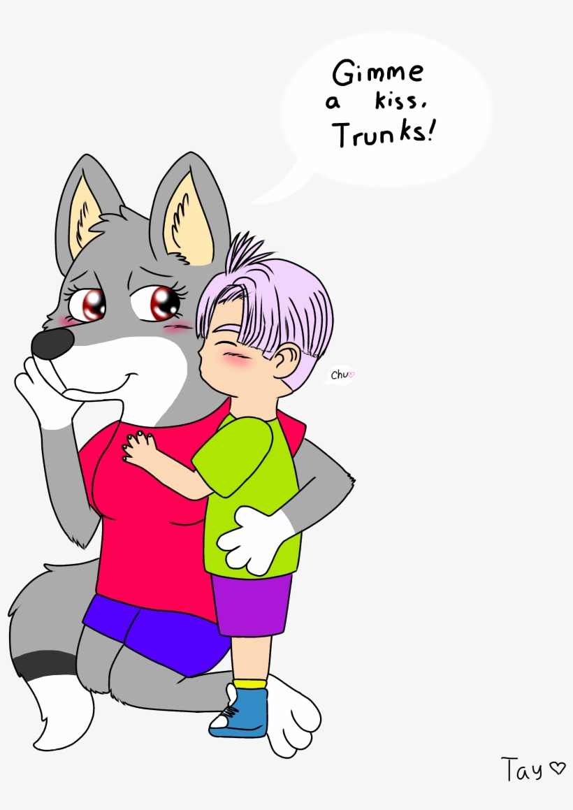 Gimme A Kiss, Trunks - Cartoon, transparent png #8914854