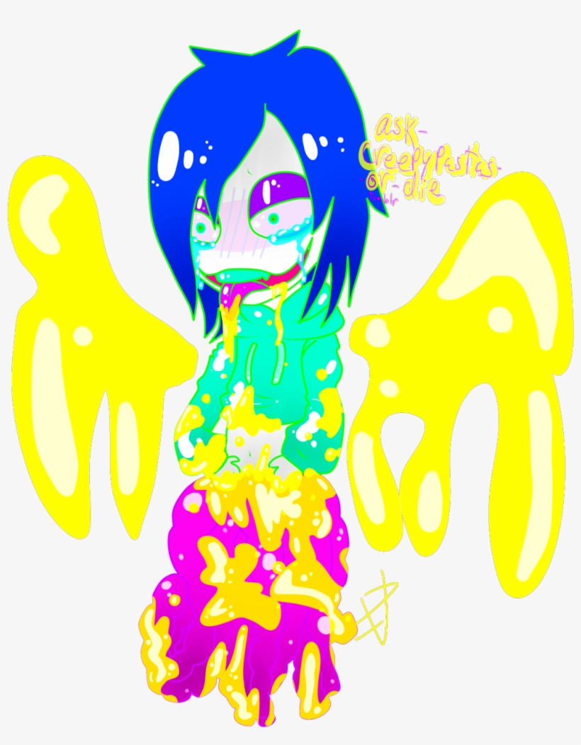 A Neon Gore Jeffy Because I Hadn't Drawn Any Gore Lately - Illustration, transparent png #8914993