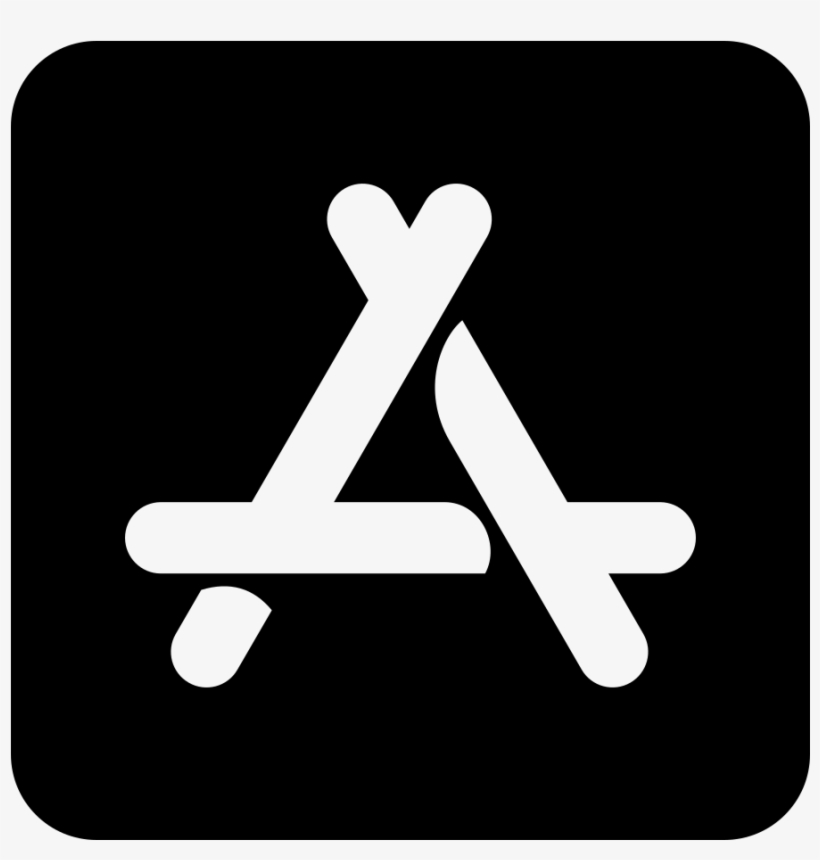 Font Awesome 5 Brands App Store Ios - Sign, transparent png #8915359