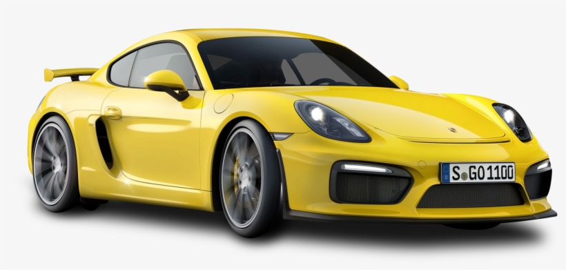 1875 X 882 3 - Porsche Cayman Gt4 Yellow, transparent png #8916015