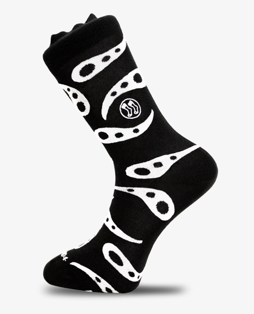 India Paisley Black Sock - Sock, transparent png #8916121