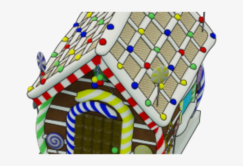 Town Clipart Gingerbread House - Gingerbread House, transparent png #8916757