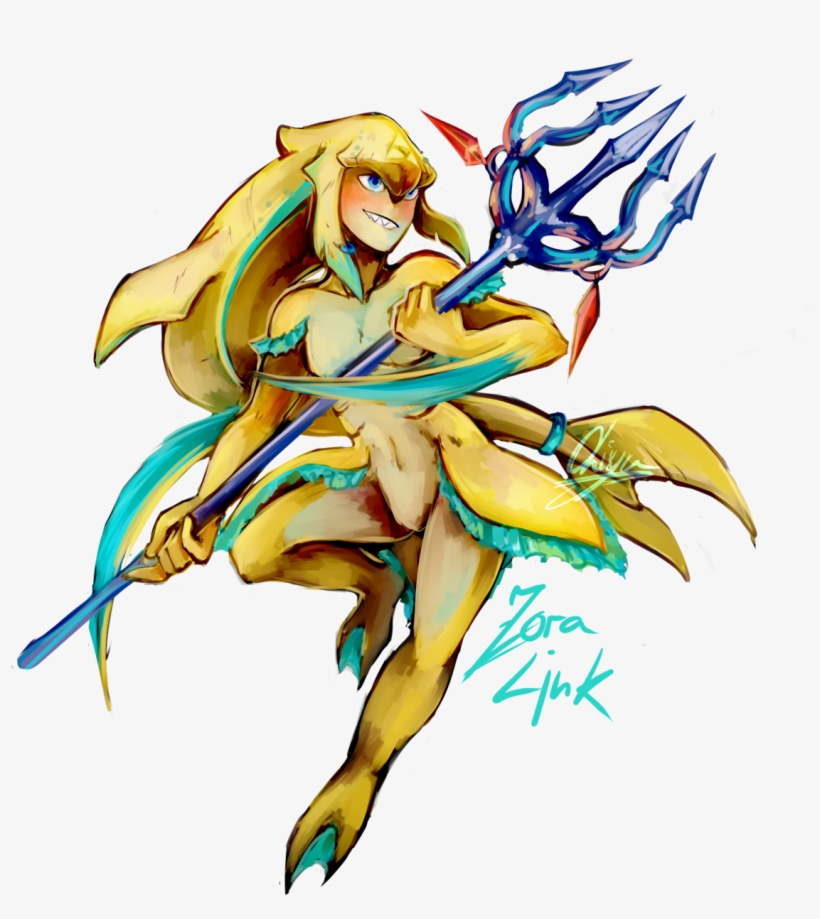 After I Accidentally Deleted All My Drawn Pictures - Zora Link, transparent png #8917056