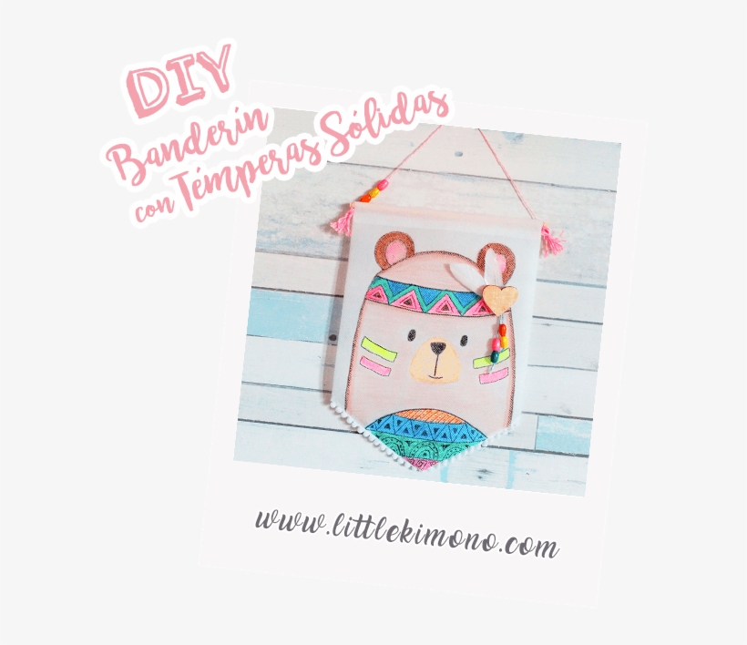 Banderín Con Témperas En Stick @fixokids - Craft, transparent png #8917729