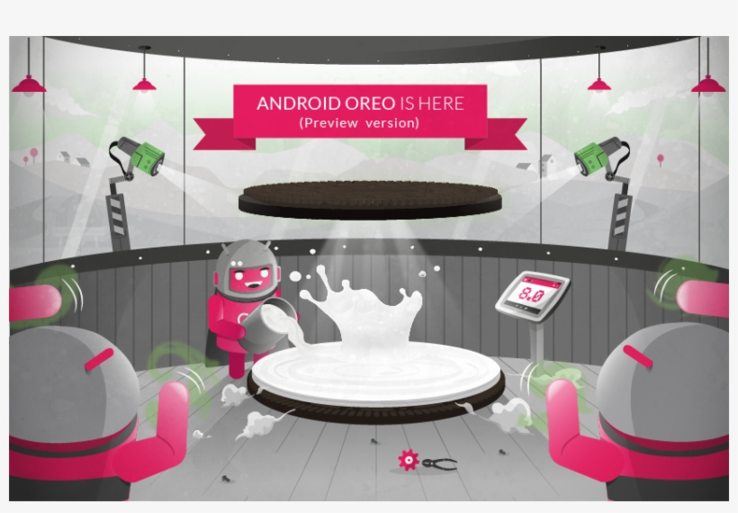 0 Oreo Now Available In Preview - Coffee Table, transparent png #8917774