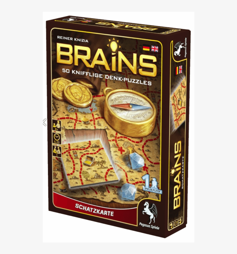 Brains - Treasure Map - Reiner Knizia Brains, transparent png #8918107