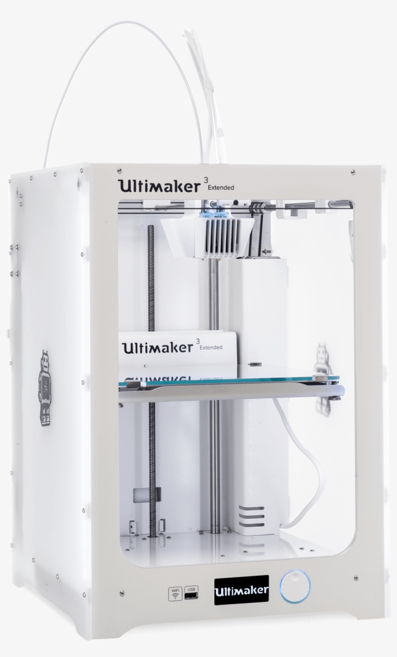 Ultimaker 3 Extended 3d Printer - 3d Printer Ultimaker 3, transparent png #8918237