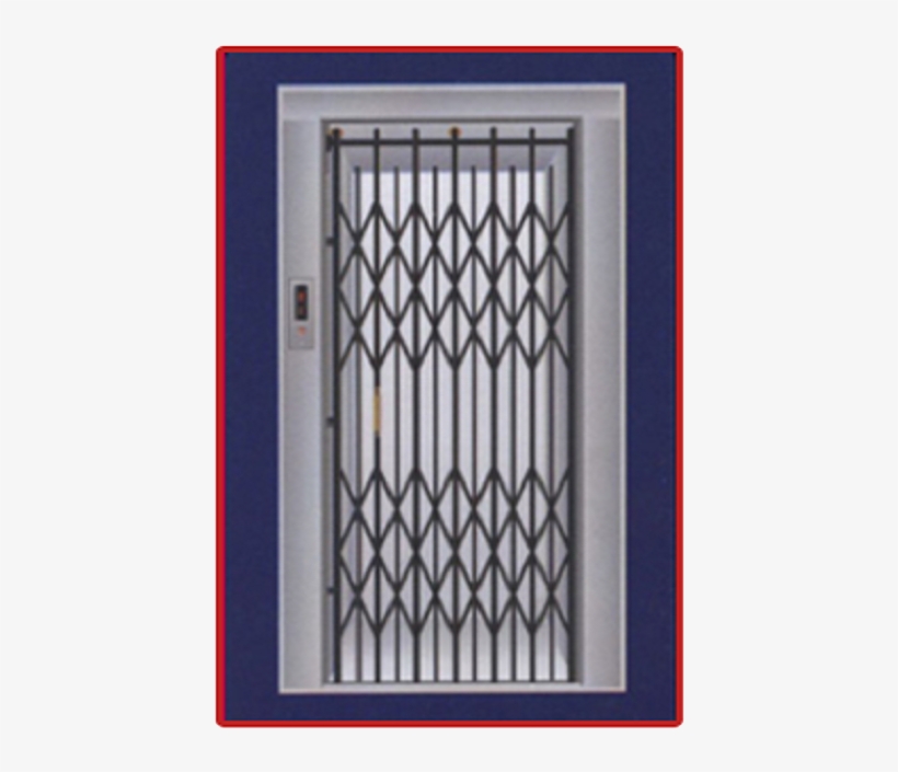 Collapsible Gates - Lift Types Of Doors, transparent png #8918267