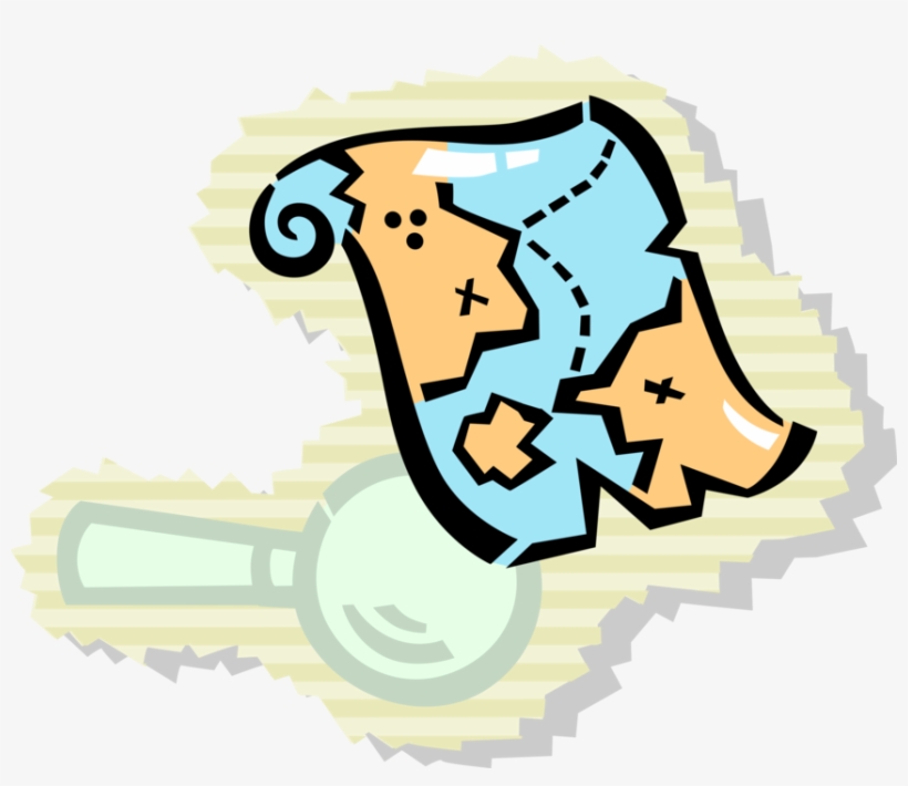 Vector Illustration Of Buccaneer Pirate's Treasure, transparent png #8918713