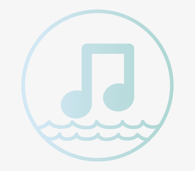 Music To End Your Float - Emblem, transparent png #8918968