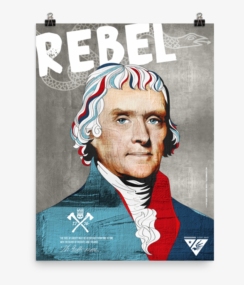 Thomas Jefferson Poster - Poster, transparent png #8919624