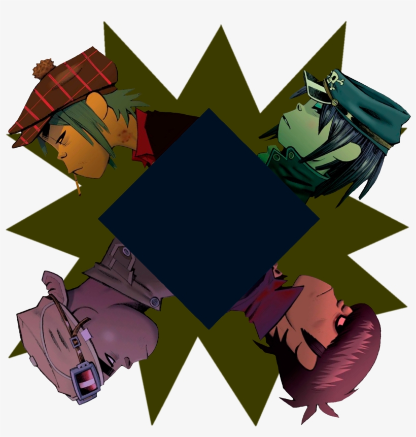 Gorillaz - Demon Days Transparent Background, transparent png #8919653