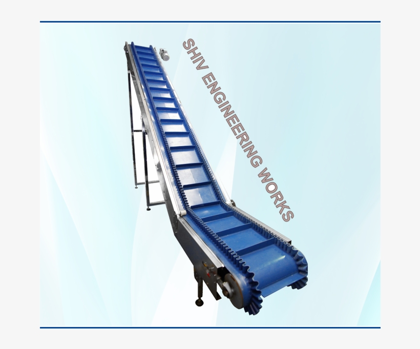 Cleated Belt Elevator - Rotary Feeder, transparent png #8919721