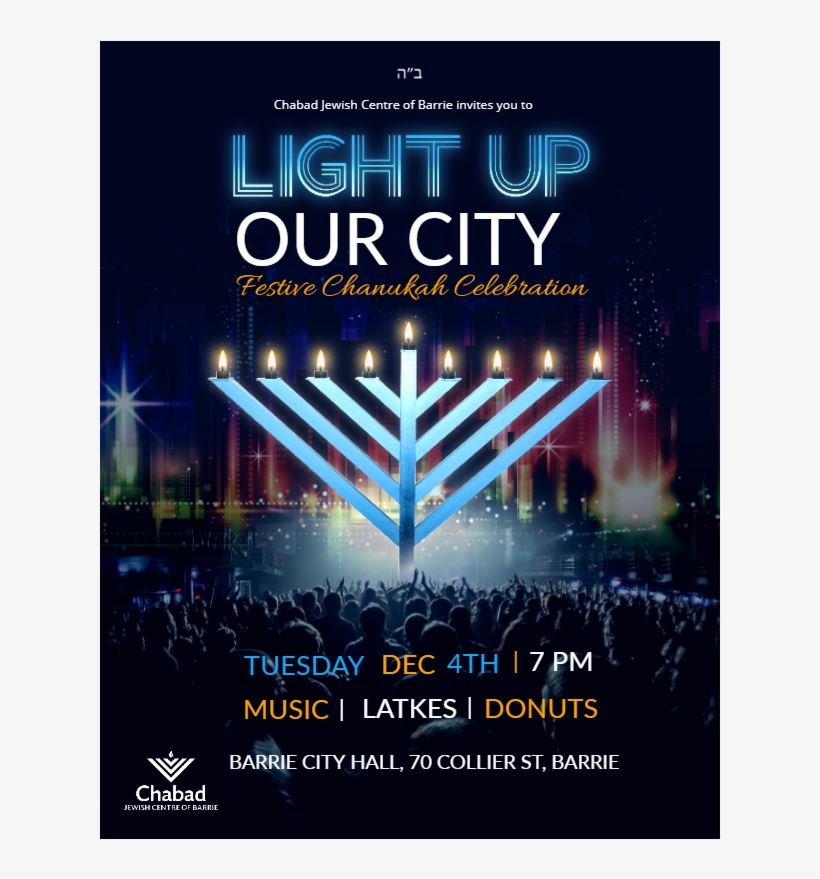 Chabad Jewish Centre Of Barrie - Poster, transparent png #8919755