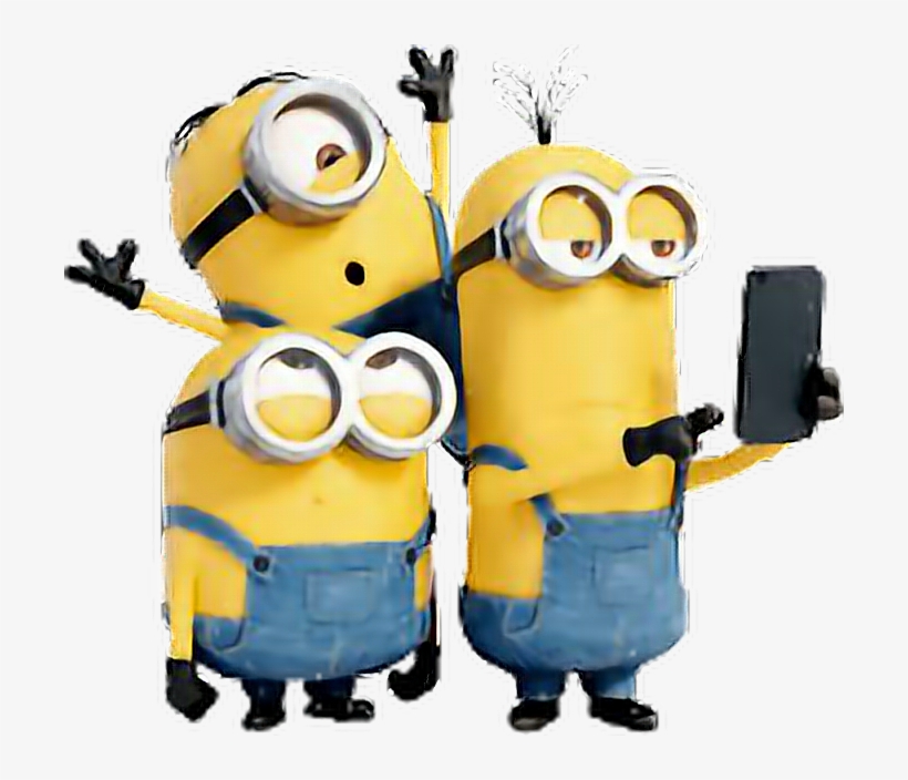 Selfie Clipart Picsart Png - Minion Selfie, transparent png #8920299
