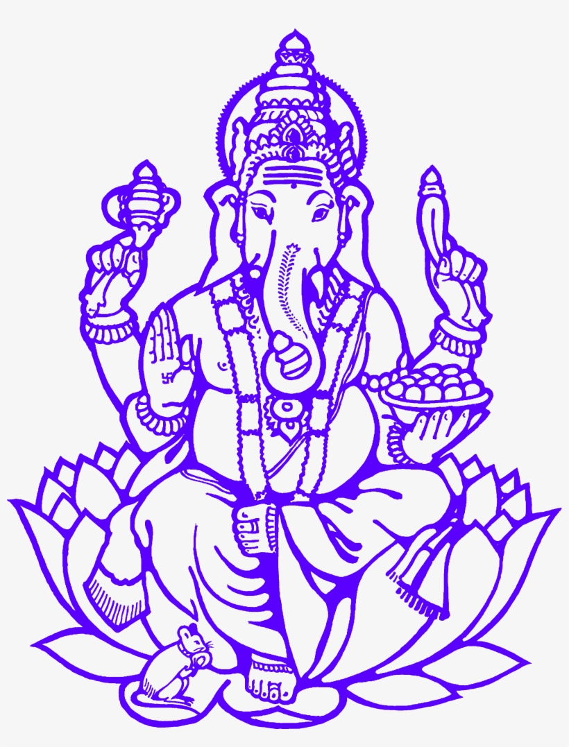 Ganesh, Spelling, Ganesha - Laxmi Ganesh Drawing, transparent png #8920942