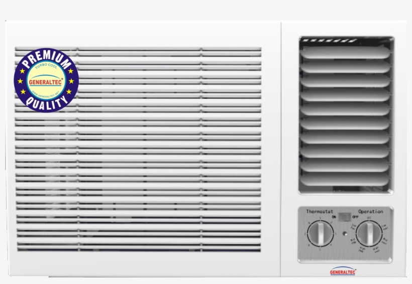 Generaltec Window Ac, 1 Ton, Rotary Compressor-gwac12t - Air Conditioning, transparent png #8921118